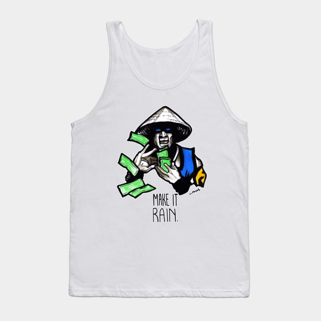 Make it Rain Raiden Tank Top by sketchnkustom